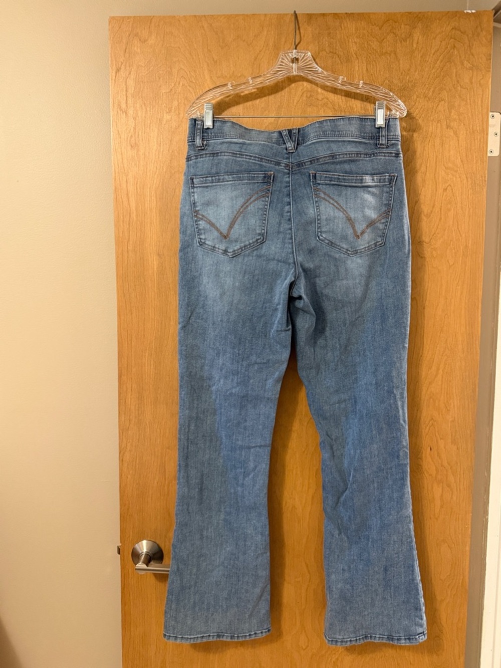 Democracy Ab Technology Medium Wash Flare Jeans in Blue - Picture 2 of 6